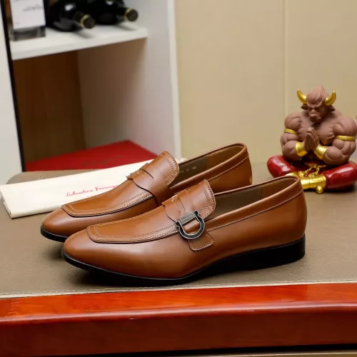 Wholesale Salvatore Ferragamo Leather Shoes For Men #1330791 $108.00 USD, Wholesale Quality Replica Salvatore Ferragamo Leather Shoes