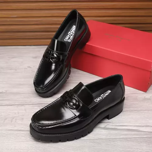 Wholesale Salvatore Ferragamo Leather Shoes For Men #1330802 $96.00 USD, Wholesale Quality Replica Salvatore Ferragamo Leather Shoes