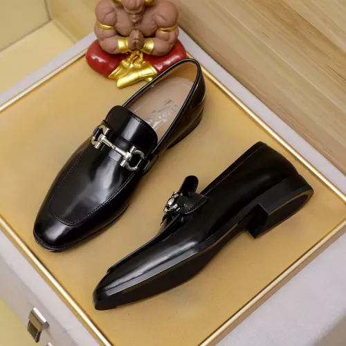 Wholesale Salvatore Ferragamo Leather Shoes For Men #1330807 $108.00 USD, Wholesale Quality Replica Salvatore Ferragamo Leather Shoes