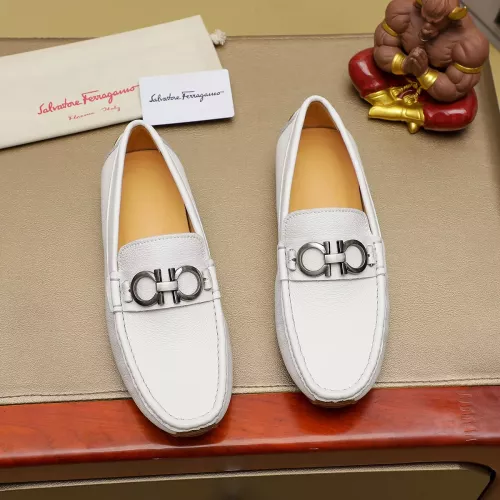 Wholesale Salvatore Ferragamo Leather Shoes For Men #1330810 $76.00 USD, Wholesale Quality Replica Salvatore Ferragamo Leather Shoes