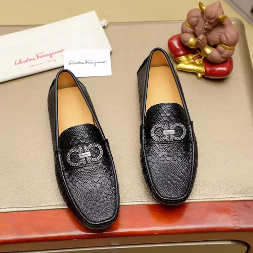 Wholesale Salvatore Ferragamo Leather Shoes For Men #1330813 $76.00 USD, Wholesale Quality Replica Salvatore Ferragamo Leather Shoes