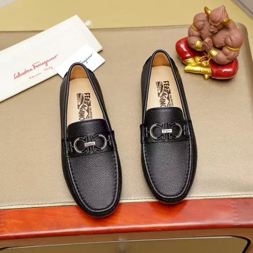 Wholesale Salvatore Ferragamo Leather Shoes For Men #1330819 $72.00 USD, Wholesale Quality Replica Salvatore Ferragamo Leather Shoes