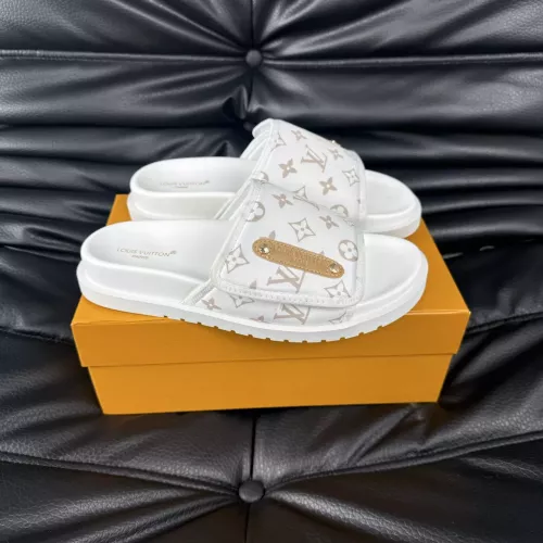 Wholesale Louis Vuitton Slippers For Men #1330833 $56.00 USD, Wholesale Quality Replica Louis Vuitton Slippers