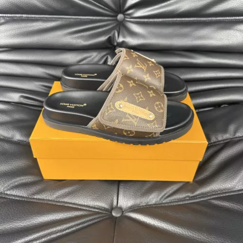 Wholesale Louis Vuitton Slippers For Men #1330836 $56.00 USD, Wholesale Quality Replica Louis Vuitton Slippers