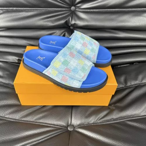 Wholesale Louis Vuitton Slippers For Men #1330842 $56.00 USD, Wholesale Quality Replica Louis Vuitton Slippers