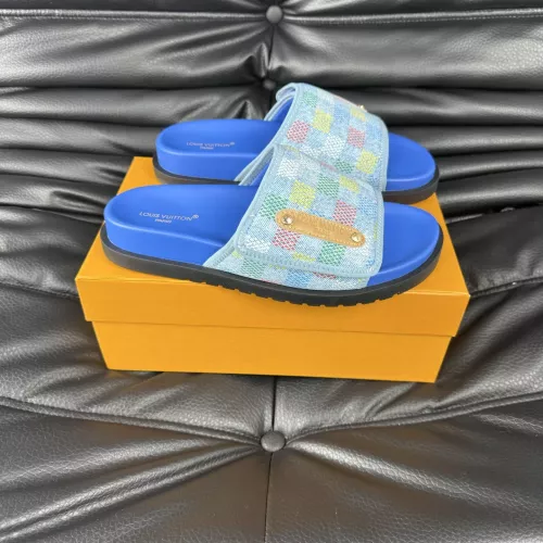 Wholesale Louis Vuitton Slippers For Men #1330843 $56.00 USD, Wholesale Quality Replica Louis Vuitton Slippers