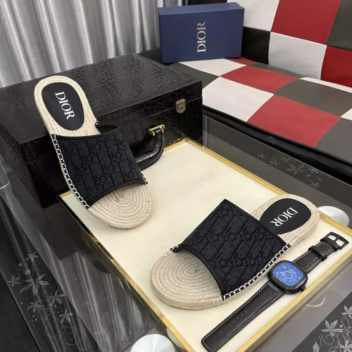 Wholesale Christian Dior Slippers For Men #1330845 $60.00 USD, Wholesale Quality Replica Christian Dior Slippers