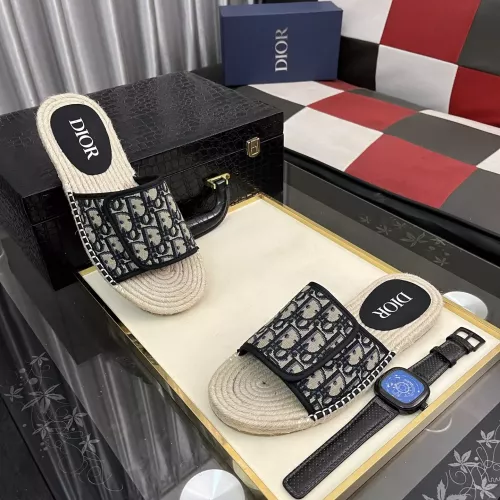 Wholesale Christian Dior Slippers For Men #1330846 $60.00 USD, Wholesale Quality Replica Christian Dior Slippers