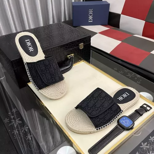 Wholesale Christian Dior Slippers For Men #1330847 $60.00 USD, Wholesale Quality Replica Christian Dior Slippers