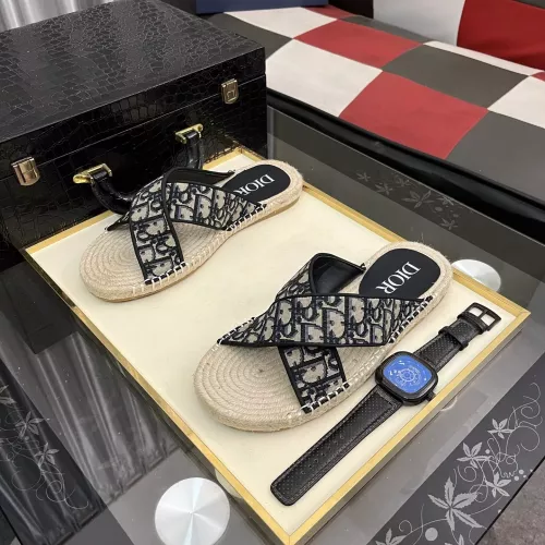Wholesale Christian Dior Slippers For Men #1330848 $60.00 USD, Wholesale Quality Replica Christian Dior Slippers