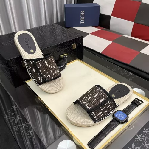 Wholesale Christian Dior Slippers For Men #1330851 $60.00 USD, Wholesale Quality Replica Christian Dior Slippers