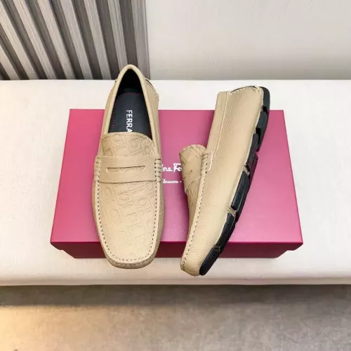 Wholesale Salvatore Ferragamo Leather Shoes For Men #1330934 $100.00 USD, Wholesale Quality Replica Salvatore Ferragamo Leather Shoes