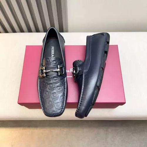 Wholesale Salvatore Ferragamo Leather Shoes For Men #1330941 $100.00 USD, Wholesale Quality Replica Salvatore Ferragamo Leather Shoes