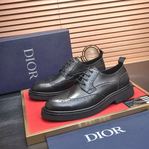 Wholesale Christian Dior Leather Shoes For Men #1331049 $140.00 USD, Wholesale Quality Replica Christian Dior Leather Shoes