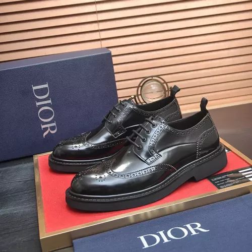 Wholesale Christian Dior Leather Shoes For Men #1331050 $140.00 USD, Wholesale Quality Replica Christian Dior Leather Shoes