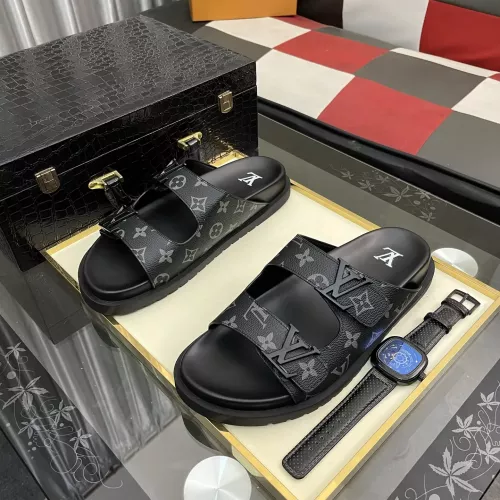 Wholesale Louis Vuitton Slippers For Men #1331062 $56.00 USD, Wholesale Quality Replica Louis Vuitton Slippers