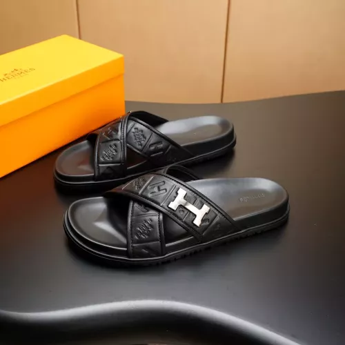 Wholesale Hermes Slippers For Men #1331172 $68.00 USD, Wholesale Quality Replica Hermes Slippers