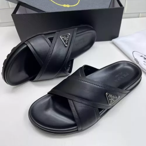 Wholesale Prada Slippers For Men #1331199 $68.00 USD, Wholesale Quality Replica Prada Slippers