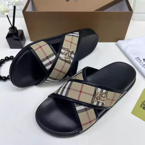 Wholesale Burberry Slippers For Men #1331201 $68.00 USD, Wholesale Quality Replica Burberry Slippers