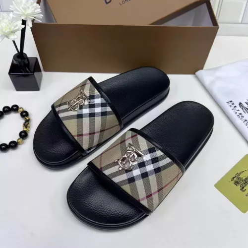 Wholesale Burberry Slippers For Men #1331203 $68.00 USD, Wholesale Quality Replica Burberry Slippers