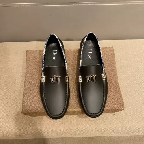 Wholesale Christian Dior Leather Shoes For Men #1331221 $76.00 USD, Wholesale Quality Replica Christian Dior Leather Shoes