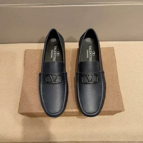 Wholesale Valentino Leather Shoes For Men #1331223 $76.00 USD, Wholesale Quality Replica Valentino Leather Shoes