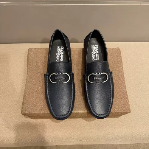 Wholesale Salvatore Ferragamo Leather Shoes For Men #1331224 $76.00 USD, Wholesale Quality Replica Salvatore Ferragamo Leather Shoes