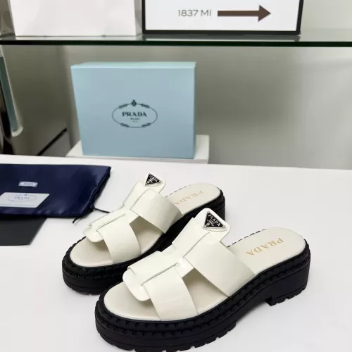Wholesale Prada Slippers For Women #1331360 $82.00 USD, Wholesale Quality Replica Prada Slippers