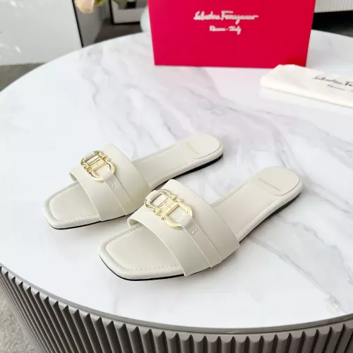 Wholesale Salvatore Ferragamo Slippers For Women #1331366 $82.00 USD, Wholesale Quality Replica Salvatore Ferragamo Slippers