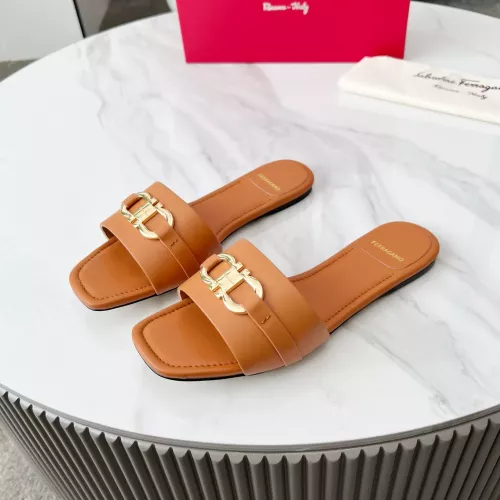 Wholesale Salvatore Ferragamo Slippers For Women #1331368 $82.00 USD, Wholesale Quality Replica Salvatore Ferragamo Slippers