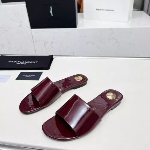Wholesale Yves Saint Laurent YSL Slippers For Women #1331372 $85.00 USD, Wholesale Quality Replica Yves Saint Laurent YSL Slippers