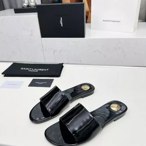Wholesale Yves Saint Laurent YSL Slippers For Women #1331373 $85.00 USD, Wholesale Quality Replica Yves Saint Laurent YSL Slippers