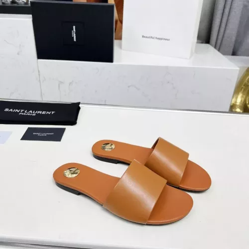 Wholesale Yves Saint Laurent YSL Slippers For Women #1331379 $85.00 USD, Wholesale Quality Replica Yves Saint Laurent YSL Slippers