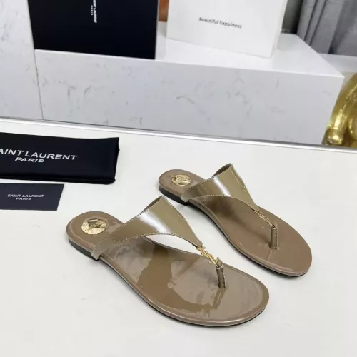 Wholesale Yves Saint Laurent YSL Slippers For Women #1331382 $85.00 USD, Wholesale Quality Replica Yves Saint Laurent YSL Slippers