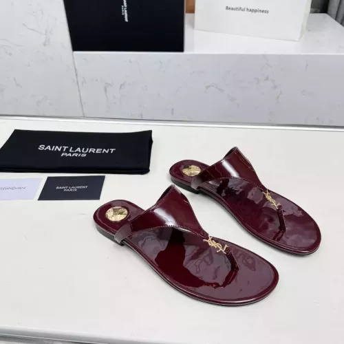 Wholesale Yves Saint Laurent YSL Slippers For Women #1331383 $85.00 USD, Wholesale Quality Replica Yves Saint Laurent YSL Slippers