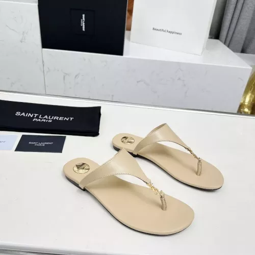 Wholesale Yves Saint Laurent YSL Slippers For Women #1331385 $85.00 USD, Wholesale Quality Replica Yves Saint Laurent YSL Slippers