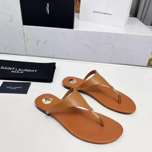 Wholesale Yves Saint Laurent YSL Slippers For Women #1331386 $85.00 USD, Wholesale Quality Replica Yves Saint Laurent YSL Slippers