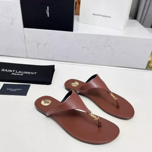 Wholesale Yves Saint Laurent YSL Slippers For Women #1331388 $85.00 USD, Wholesale Quality Replica Yves Saint Laurent YSL Slippers