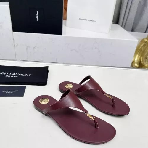 Wholesale Yves Saint Laurent YSL Slippers For Women #1331389 $85.00 USD, Wholesale Quality Replica Yves Saint Laurent YSL Slippers