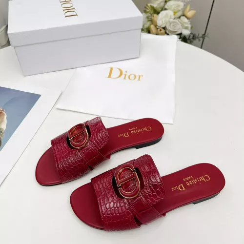 Wholesale Christian Dior Slippers For Women #1331593 $85.00 USD, Wholesale Quality Replica Christian Dior Slippers