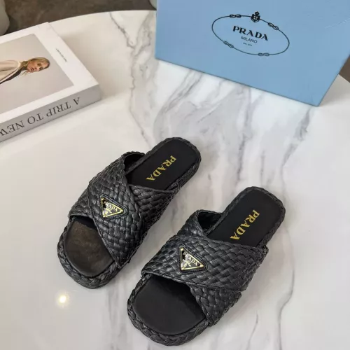 Wholesale Prada Slippers For Women #1331675 $82.00 USD, Wholesale Quality Replica Prada Slippers