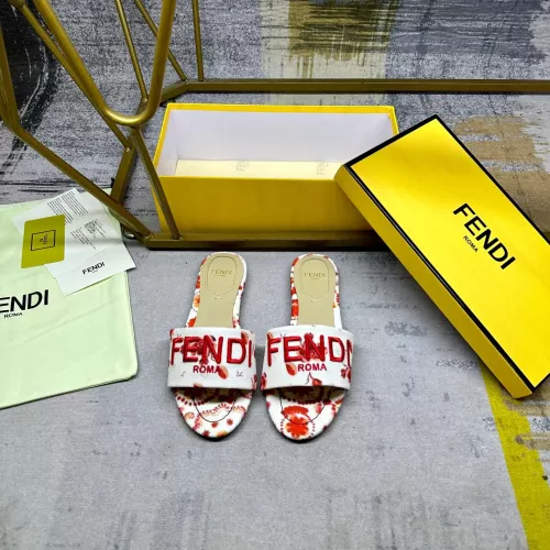 Wholesale Fendi Slippers For Women #1331715 $82.00 USD, Wholesale Quality Replica Fendi Slippers