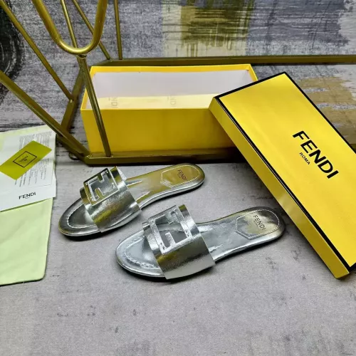 Wholesale Fendi Slippers For Women #1331738 $80.00 USD, Wholesale Quality Replica Fendi Slippers