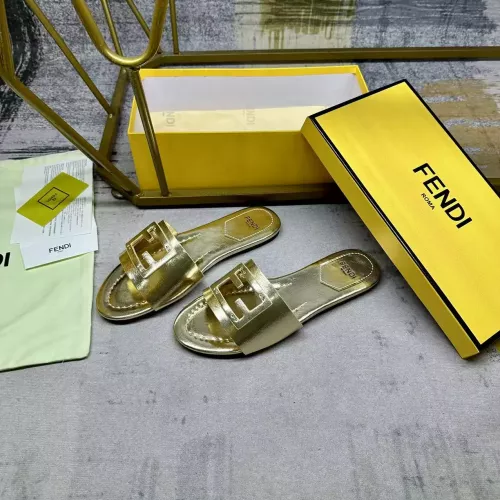 Wholesale Fendi Slippers For Women #1331739 $80.00 USD, Wholesale Quality Replica Fendi Slippers