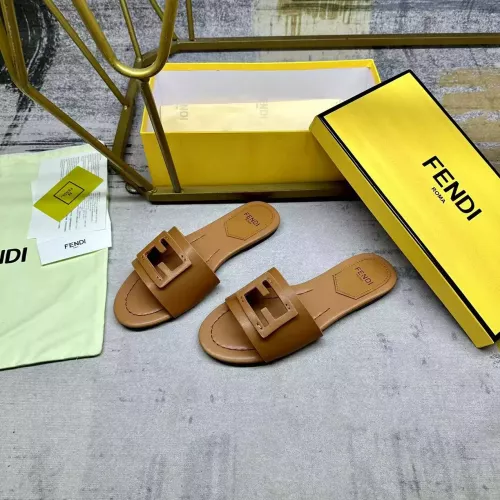 Wholesale Fendi Slippers For Women #1331741 $80.00 USD, Wholesale Quality Replica Fendi Slippers