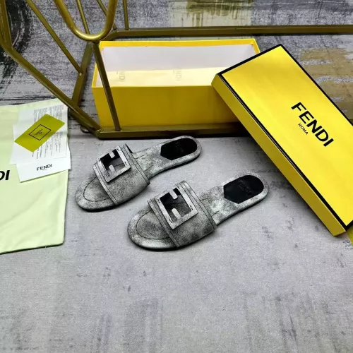 Wholesale Fendi Slippers For Women #1331750 $80.00 USD, Wholesale Quality Replica Fendi Slippers