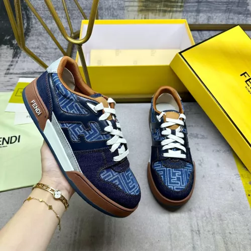 Wholesale Fendi Casual Shoes For Men #1331764 $105.00 USD, Wholesale Quality Replica Fendi Casual Shoes