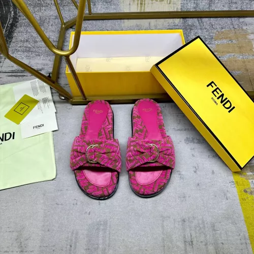 Wholesale Fendi Slippers For Women #1331770 $82.00 USD, Wholesale Quality Replica Fendi Slippers