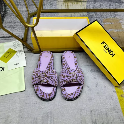 Wholesale Fendi Slippers For Women #1331771 $82.00 USD, Wholesale Quality Replica Fendi Slippers