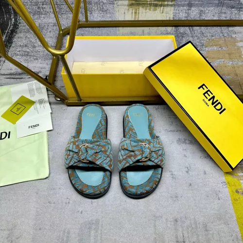 Wholesale Fendi Slippers For Women #1331773 $82.00 USD, Wholesale Quality Replica Fendi Slippers